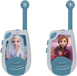 LEXIBOOK Disney The Ice Queen twee walkietalkies tot twee kilometer met riemclip