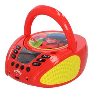 4kidsonly Miraculous Ladybug CD-speler met Bluetooth