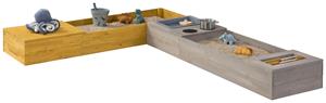 MUDDY BUDDY Zandbak Flexy Style warm grijs-oker