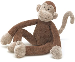 knuffel aap 33 cm