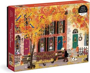 Autumn In The Neighborhood 1000 Piece Puzzle