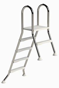 IDEAL A-frame RVS zwembadtrap 1 + 4 treden - AISI 304