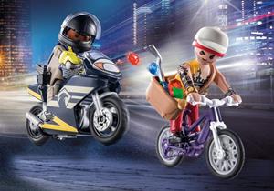 Playmobil Konstruktions-Spielset "Starter Pack, SEK und Juwelendieb (71255), City Action", (27 St.), Made in Europe