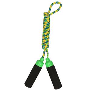 Springtouw speelgoed met Foam handvat - groen touw - 210 cm - buitenspeelgoed -