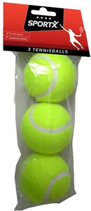 SportX  Tennisballen (3 stuks)