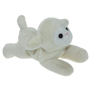 Pluche knuffel dieren Schaap/lammetje van 17 cm -