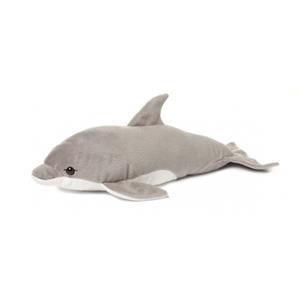 pluche dolfijn knuffel grijs cm -