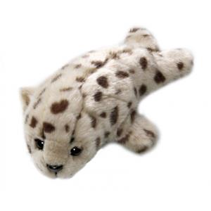 Pluche gevlekte zeehond knuffel 21 cm -