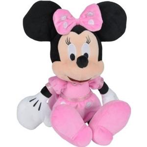 Pluche  Minnie Mouse knuffel met roze jurk 19 cm speelgoed -
