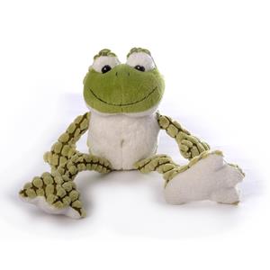 Pluche groene kikker knuffel 22 cm speelgoed -