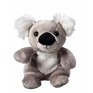 Pluche koala knuffel 11 cm met beschrijfbaar label -