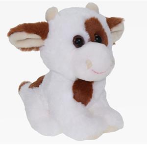 Pluche knuffel dieren Koe van 20 cm -