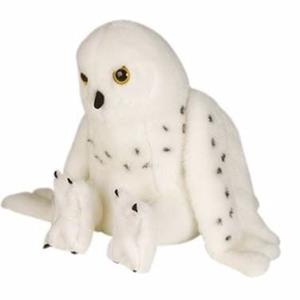 Wild Republic Pluche sneeuwuil knuffel 30 cm -