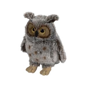 Nature Planet Pluche Oehoe uil vogel knuffel van 22 cm -