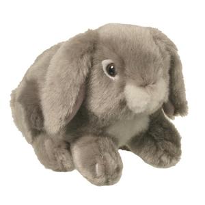 Pluche kleine Grijs konijn knuffel van 13 cm -
