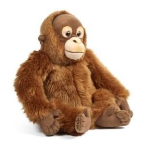 Merkloos Pluche bruine Orang Oetan aap knuffel 30 cm -