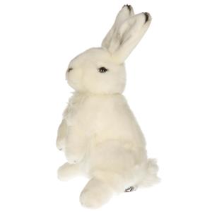 Nature Planet Pluche sneeuw haas knuffel 30 cm -