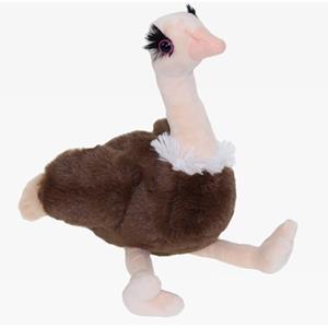 Cornelissen Pluche knuffel dieren Struisvogel van 33 cm -