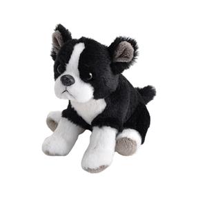 Wild Republic Pluche knuffel Boston Terrier hond van 13 cm -