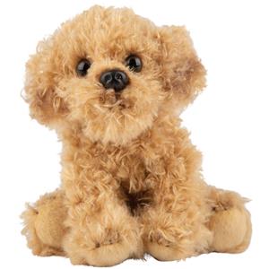 Suki Gifts Pluche knuffel dieren Labradoodle hond 13 cm -