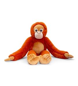 4kidsonly Keel Toys Pluche - Lange Orang-Oetan - 38 CM