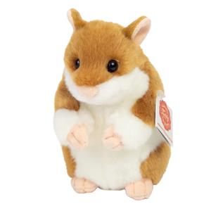 Teddy HERMANN  Hamster beige - wit, 16 cm