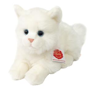 Teddy HERMANN Katze Britisch Kurzhaar weiß, 20 cm