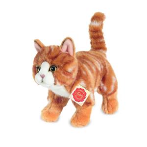 Teddy HERMANN Katze stehend rot getigert, 20 cm