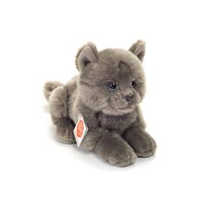 Teddy HERMANN Kartäuser Katze liegend, 20 cm