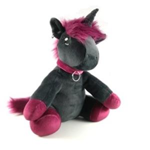 Corimori 1849 Plüschtier Ruby das Punk Einhorn 26cm Schwarz