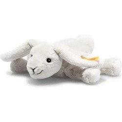 Steiff Floppy Hase Hoppel hellgrau liegend, 20 cm