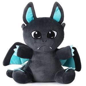 1849 Knuffel Spark de Draak 30cm zwart