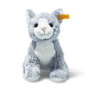 Steiff Soft Cuddly Friends Katze Cassie eisblau/weiss, 26 cm