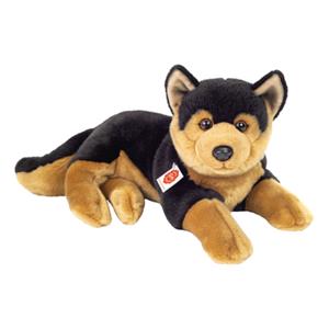 Teddy HERMANN Schäferhund liegend schwarz - hellbraun, 45 cm