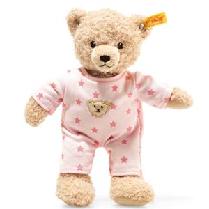 Steiff Teddy and Me Teddybär Mädchen Baby mit Schlafanzug, 25cm