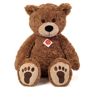 Hermann Teddy Knuffeldier beer Bruno - zachte pluche stof - premium kwaliteit knuffels - bruin - 55 cm -