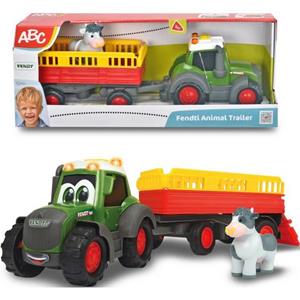 ABC Fendti Tractor met Trailer en Dier