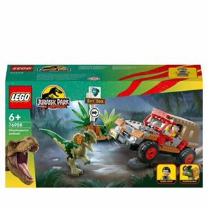 Lego 76958 Jurassic World Hinterhalt des Dilophosaurus, Konstruktionsspielzeug