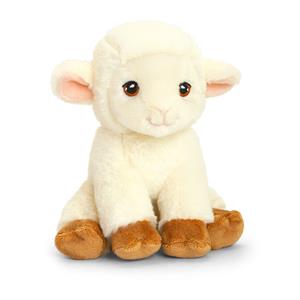 Keel Toys Pluche knuffel dier schaap/lammetjes 19 cm -