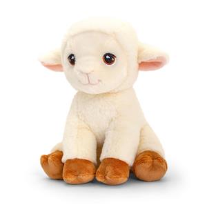 Keel Toys Pluche knuffel dier schaap/lammetjes 25 cm -