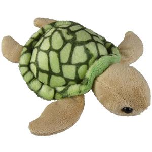 Ravensden Pluche knuffel dieren Zeeschildpad van 12 cm -