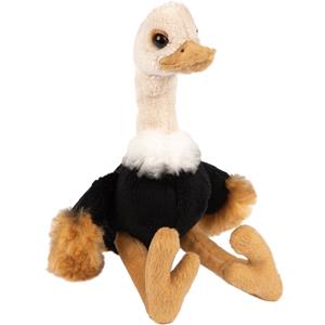 Suki Gifts Pluche knuffel dieren struisvogel 15 cm -