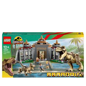 Lego 76961 Jurassic World Angriff des T. rex und des Raptors auf das Besucherzentrum, Konstruktionsspielzeug