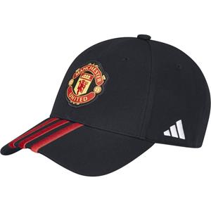 Adidas Manchester United Baseball Cap - Schwarz/Rot