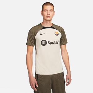 Nike Barcelona Training T-Shirt Dri-FIT Strike - Sand/Grün/Schwarz
