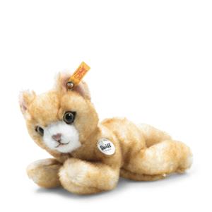 Steiff Mimmi Jungkatze, creme/ rot gespitzt