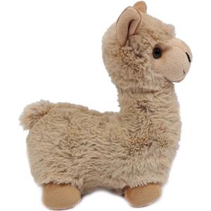 Heunec Pluche beige alpaca/lama knuffel 29 cm staand -