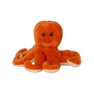 Nature Planet Pluche knuffel octopus/inktvis van 18 cm -