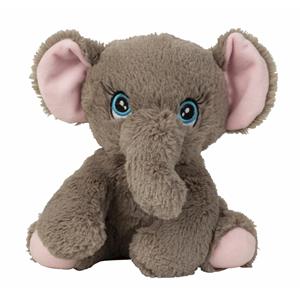 Olifant knuffel van zachte pluche - speelgoed dieren - 21 cm -