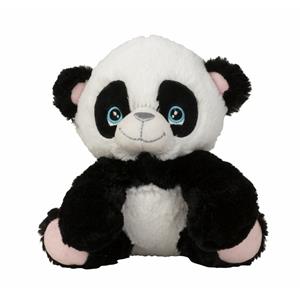 Merkloos Panda beer knuffel van zachte pluche - speelgoed dieren - 21 cm -